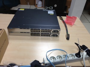 Stack Switch Cisco 3750X (face avant)